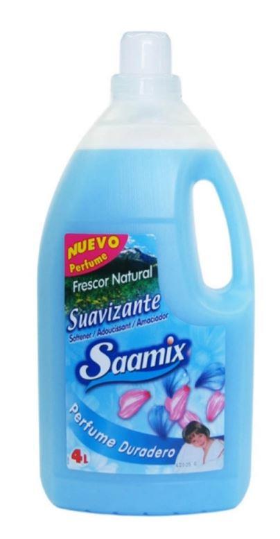 SUAVIZANTE SAAMIX FRESCOR NATURAL 4L AZUL  | TOL0178 | SAAMIX