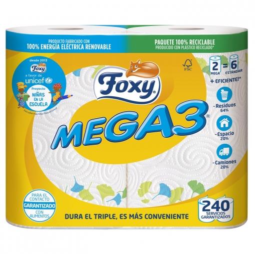 FOXY PAPEL COCINA MEGA3 2R 2=6R | BEM901551 | FOXY