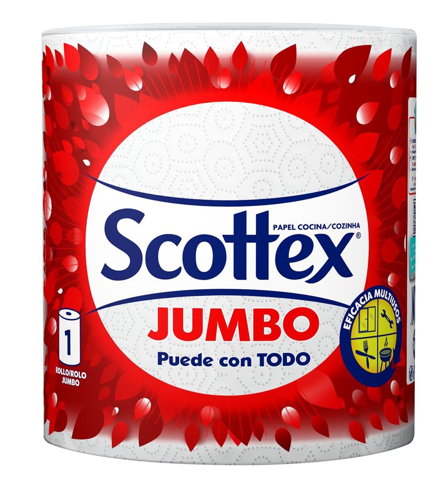 SCOTTEX COCINA JUMBO 1 ROLLO 32 CAPAS 340 SERV. | MAR146988 | SCOTTEX