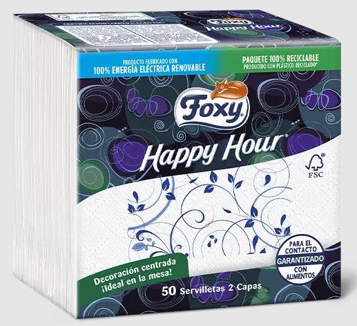 FOXY SERVILLETA HAPPY 33x33 2H 50UDS | BEM003318 | FOXY