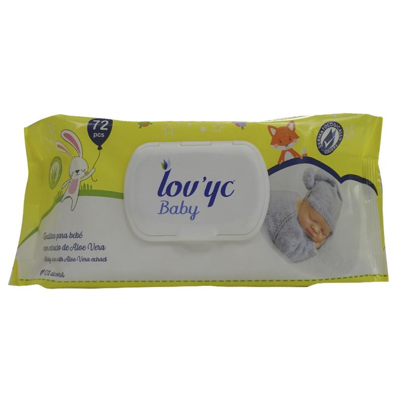 LOV'YC TOALLITAS 72U BEBÉ ALOE VERA | TR008488 | LOV'YC