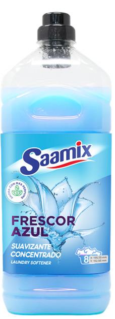 SUAVIZANTE CONCENTRADO SAAMIX FRESCOR AZUL 2L | TOL0124 | SAAMIX