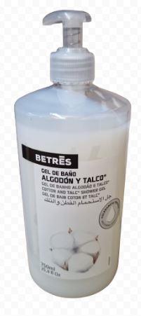 BETRES GEL DE BAÑO ALGODÓN Y TALCO 750ML | TOL8047 | BETRES