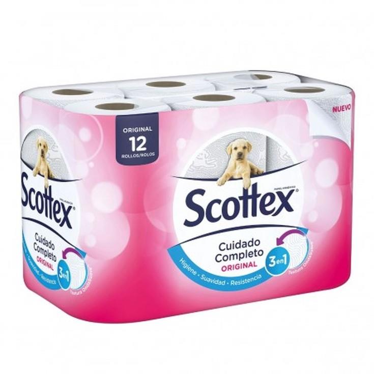 SCOTTEX PAPEL HIGIÉNICO ORIGINAL 3-1 12 ROLLOS  | BEM575766 | SCOTTEX