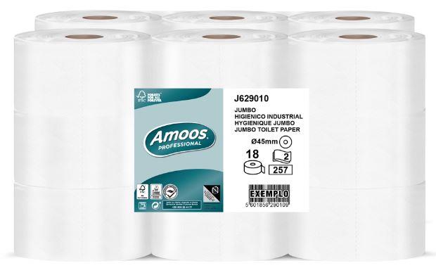 AMOOS PAPEL HIGIÉNICO INDUSTRIAL 2C 120MT | BEM212361 | AMOOS