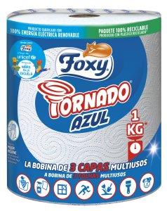 FOXY PAPEL COCINA MULTIUSOS TORNADO 1KG 640 SERVICIOS 3CAPAS | UNI025731 | FOXY