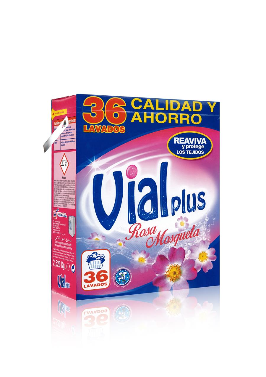 VIALPLUS DETERGENTE MALETA 2.52KG (50D) ROSA MOSQUETA | MAR1213 | VIALPLUS